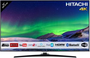 Hitachi Téléviseur LED 43 107,9cm 4K Ultra HD