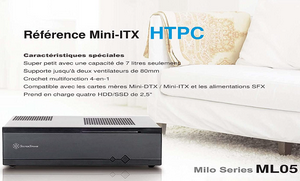 Avis boîtier PC mini ITX SilverStone SST-ML05B