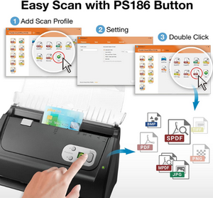 Avis scanner portatif Plustek Smartoffice PS186